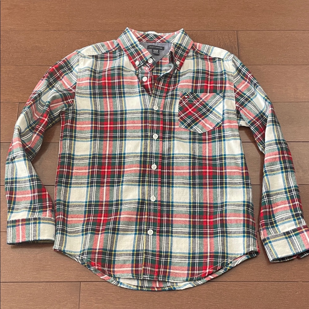 Tommy Hilfiger Multicolor Plaid Shirt New Without Tags